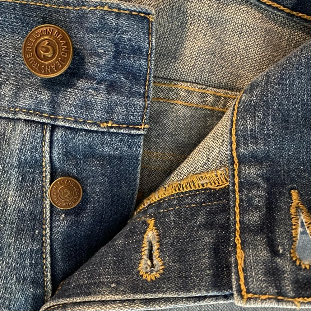 True Religion Men’s Ricky Straight Leg Blue Denim Jeans